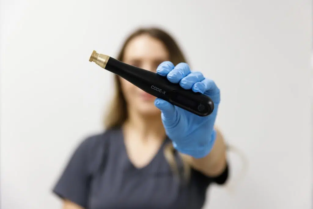 Microneedling for face and scalp. Facial rejuvenation or hair loss solution