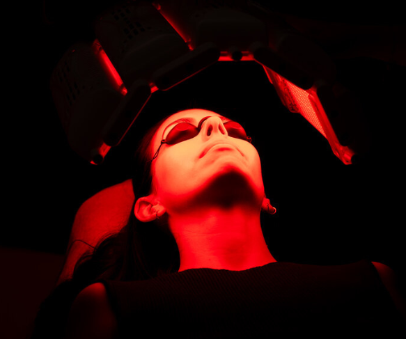 LED Light therapy to address inflammation, acne, skin healing, irritation, collagen remodelling