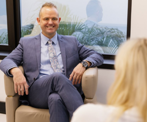 Dr Mark Chernoff in the Spring Hill office